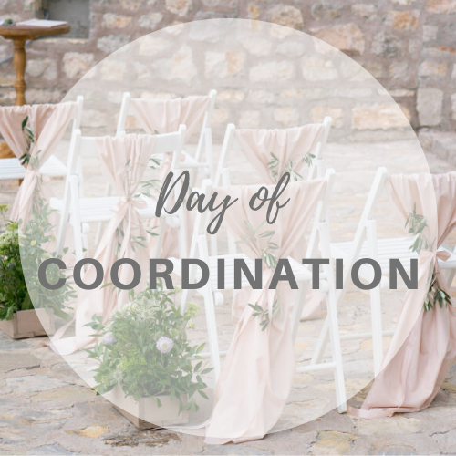 Day of Coordination Wedding Planning package